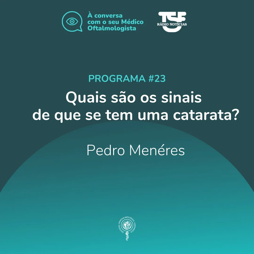 Quais são os sinais de que se tem uma catarata?