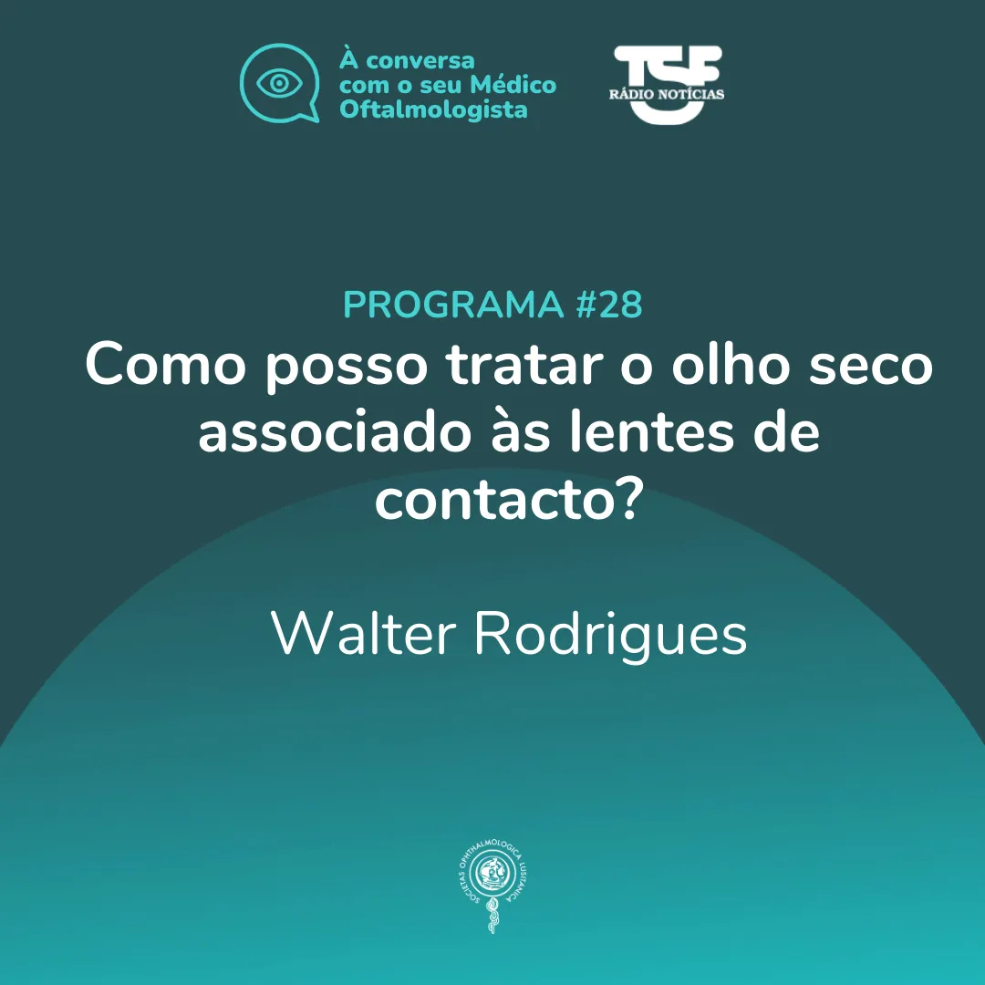 Como posso tratar o olho seco associado às lentes de contacto?