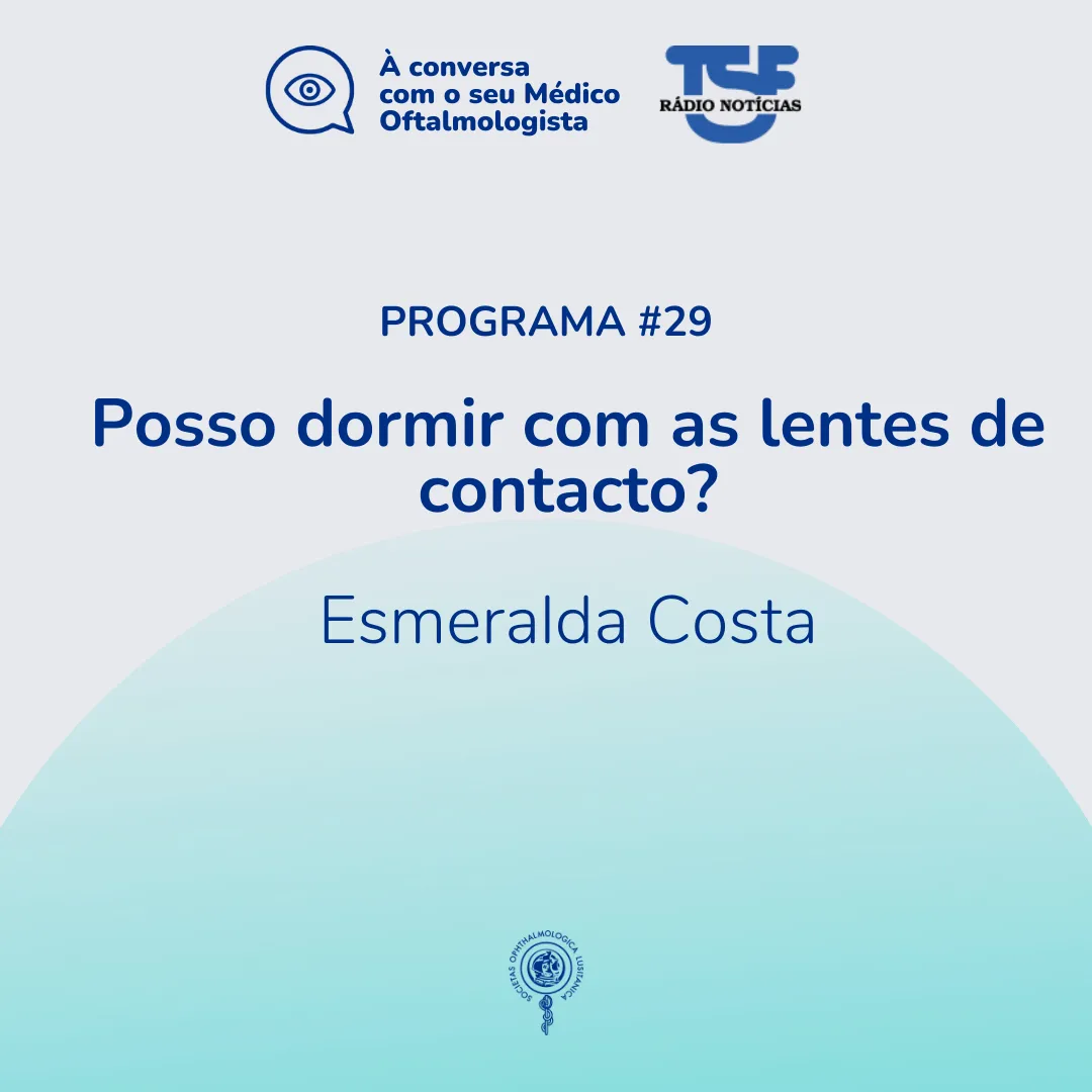 Posso dormir com as lentes de contacto?