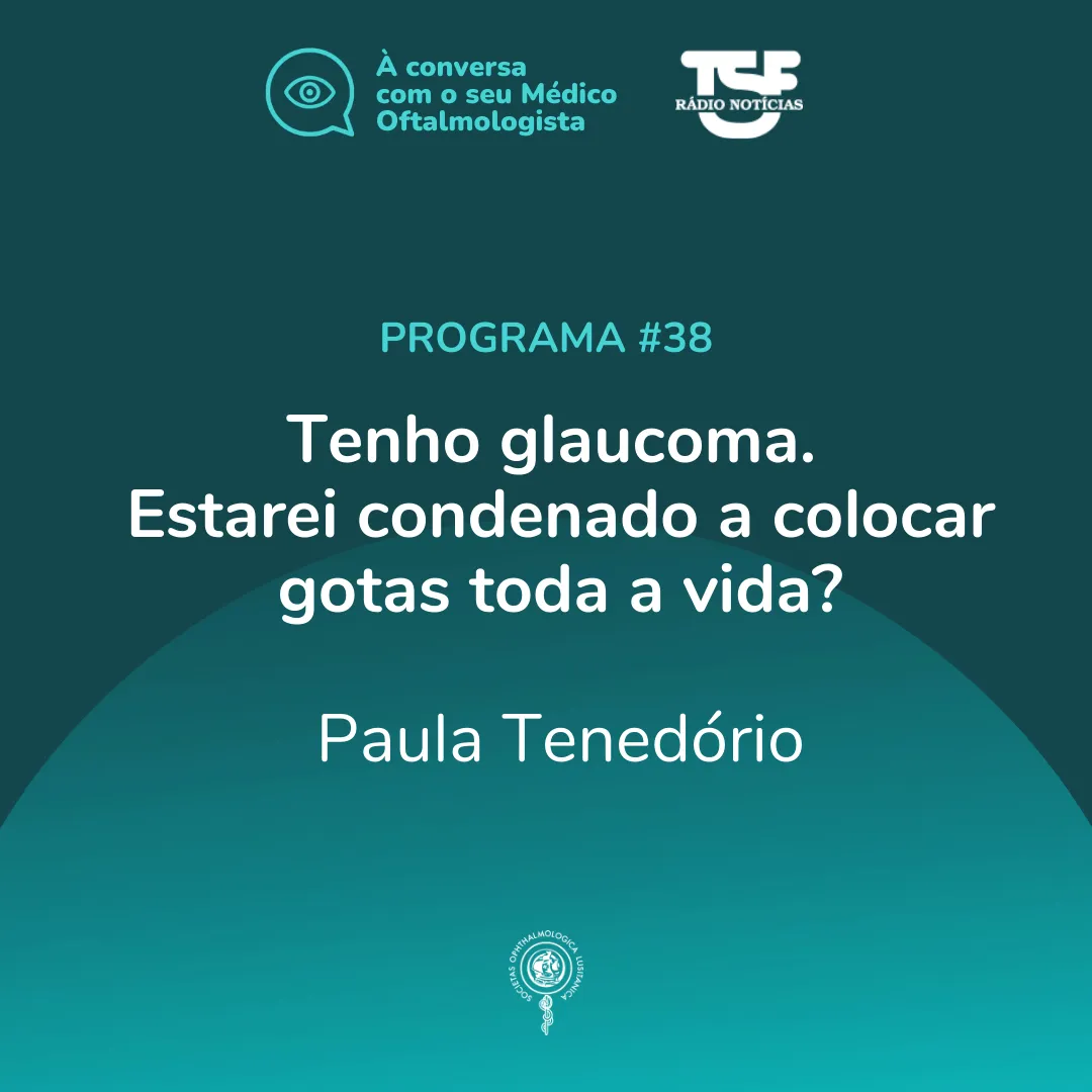 Tenho glaucoma. Estarei condenado a colocar gotas toda a vida?