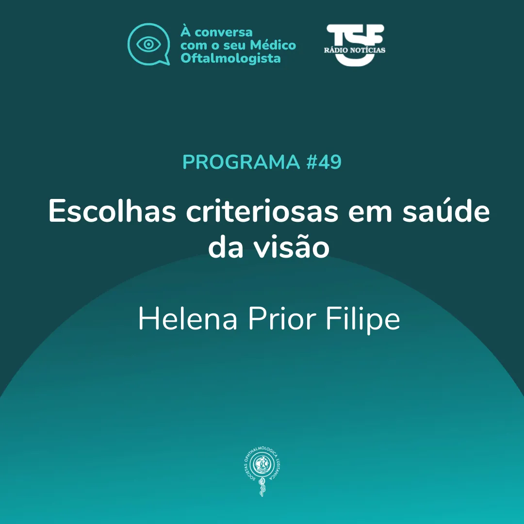Escolhas criteriosas em saúde da visão