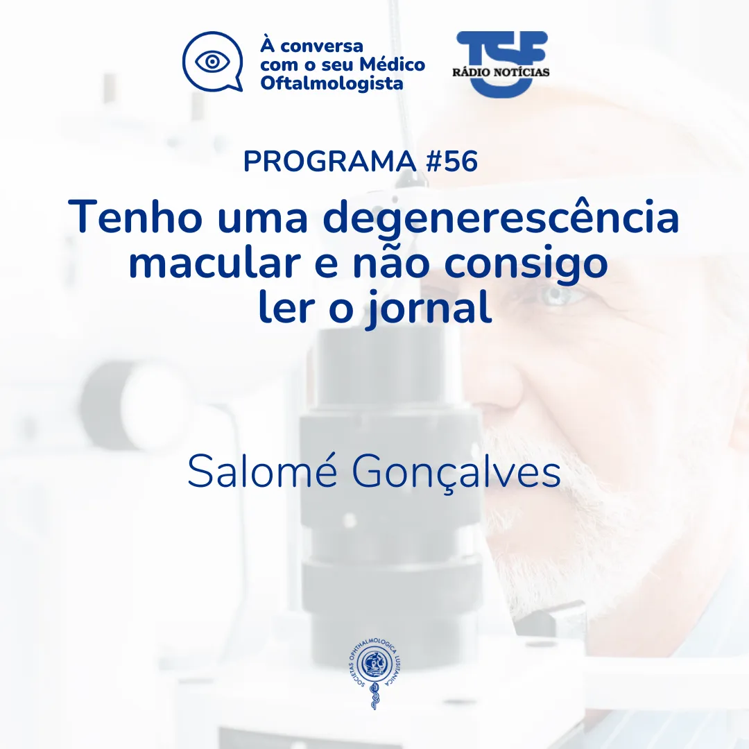 Tenho uma degenerescência macular e não consigo ler o jornal