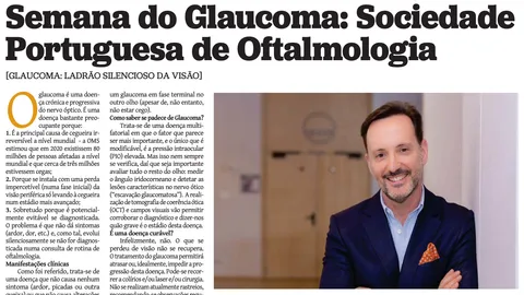 Semana do Glaucoma: Sociedade Portuguesa de Oftalmologia