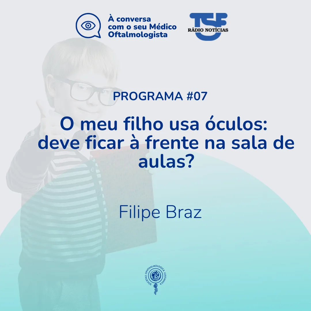 O meu filho usa óculos: deve ficar à frente na sala de aula?