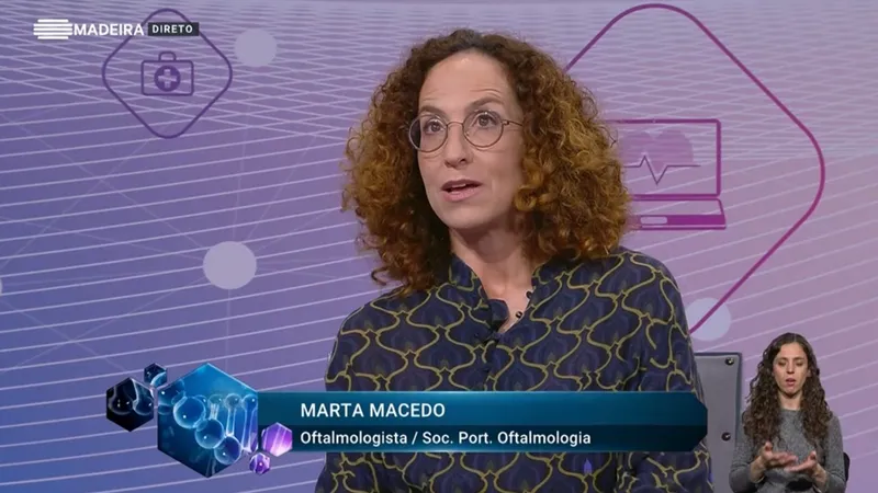 Dra Marta Macedo, no programa “Consultório” da  RTP Madeira