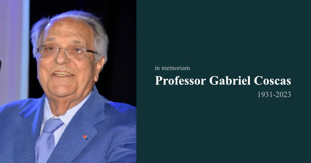 Professor Gabriel Coscas – 1931-2023
