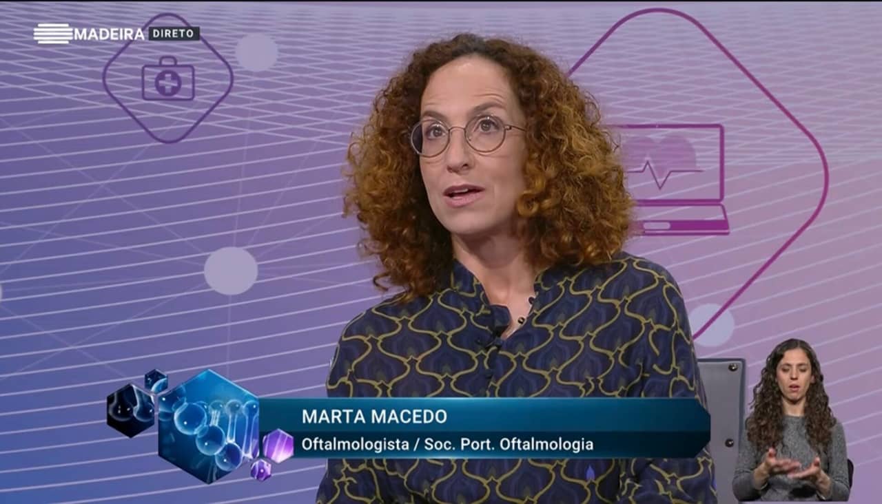 Dra Marta Macedo, no programa “Consultório” da  RTP Madeira