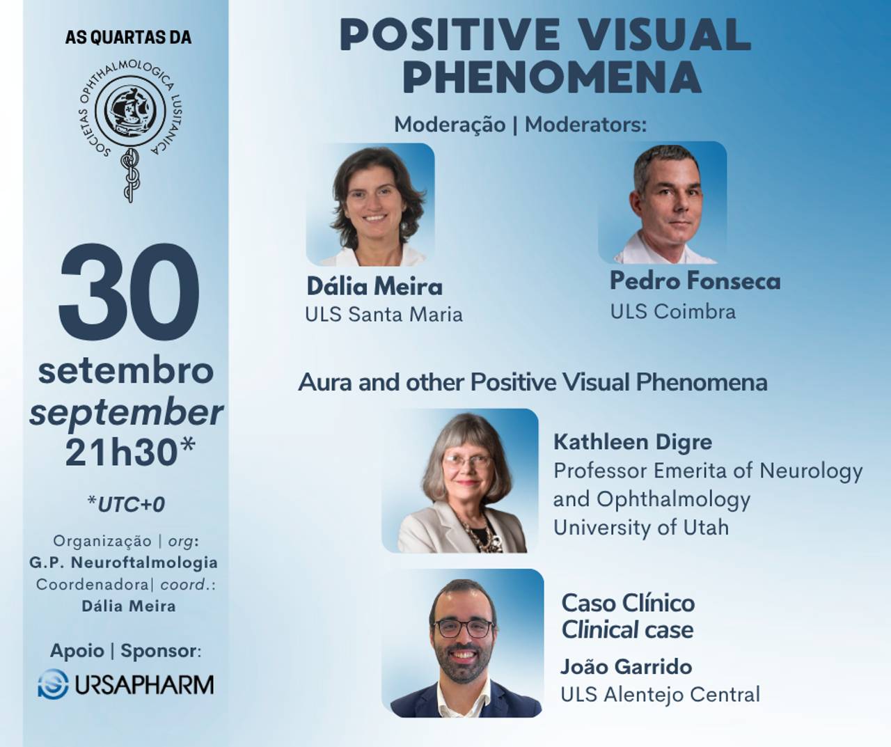 Cartaz do webinar «Positive Visual Phenomena» — 30 de setembro de 2026, 21h30 (As Quartas da SPO)
