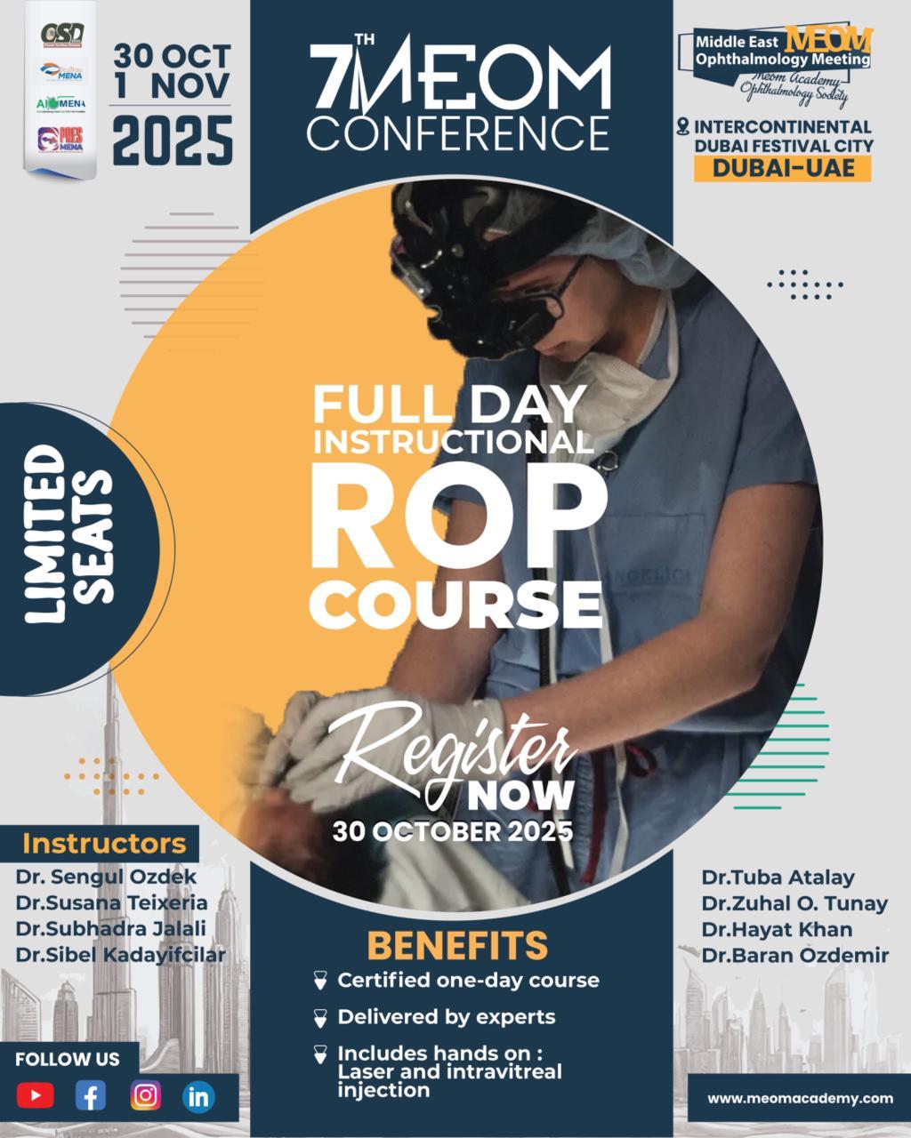 Full-Day ROP Instructional Course at the 7th MEOM Conference