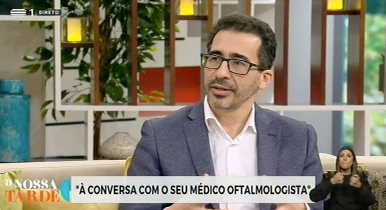 Dr. Pedro Faria, no programa “A nossa tarde” na RTP