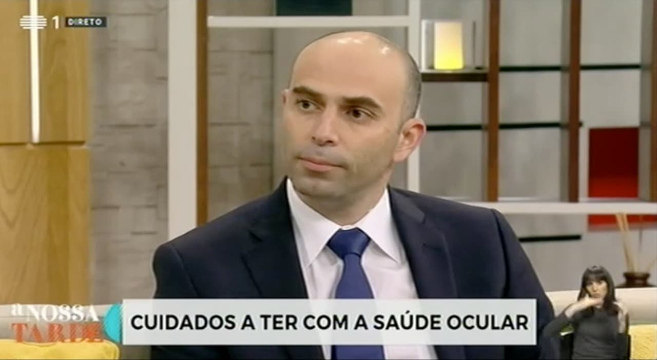 Prof. Manuel Falcão, no programa “A nossa tarde” na RTP