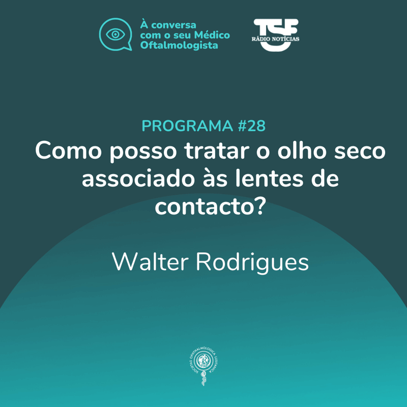 Como posso tratar o olho seco associado às lentes de contacto?