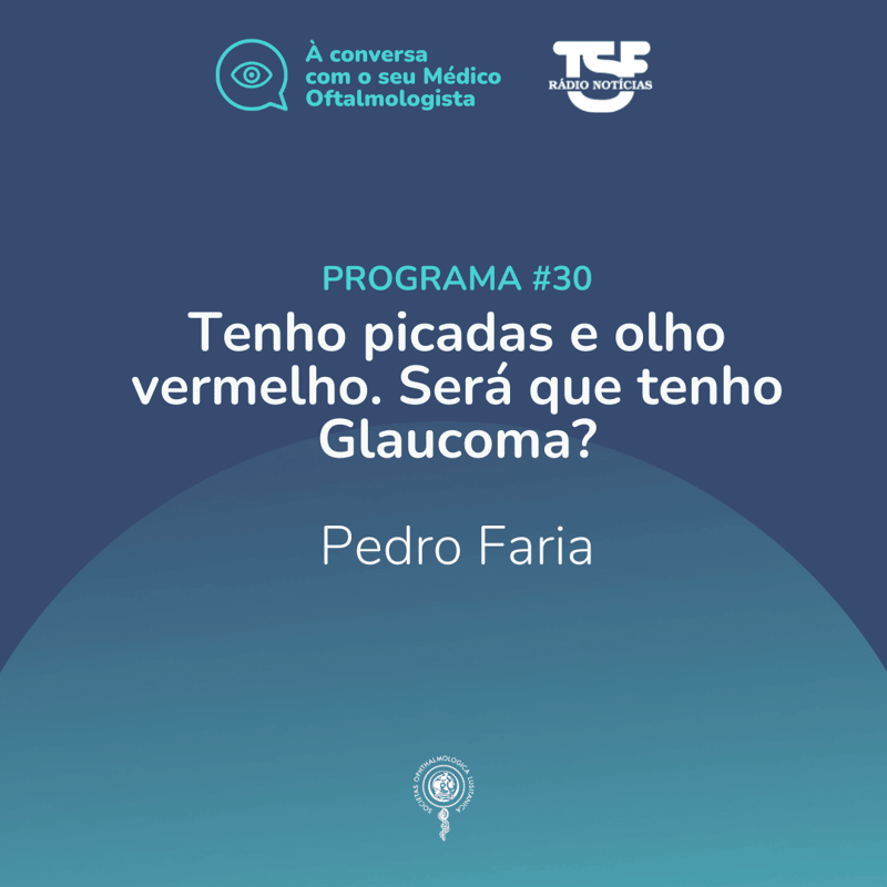 Tenho piscadas e olho vermelho. Será que tenho Glaucoma?